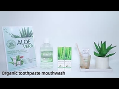 Zahnaufhellende Zahnpasten mit natürlicher Aloe Vera