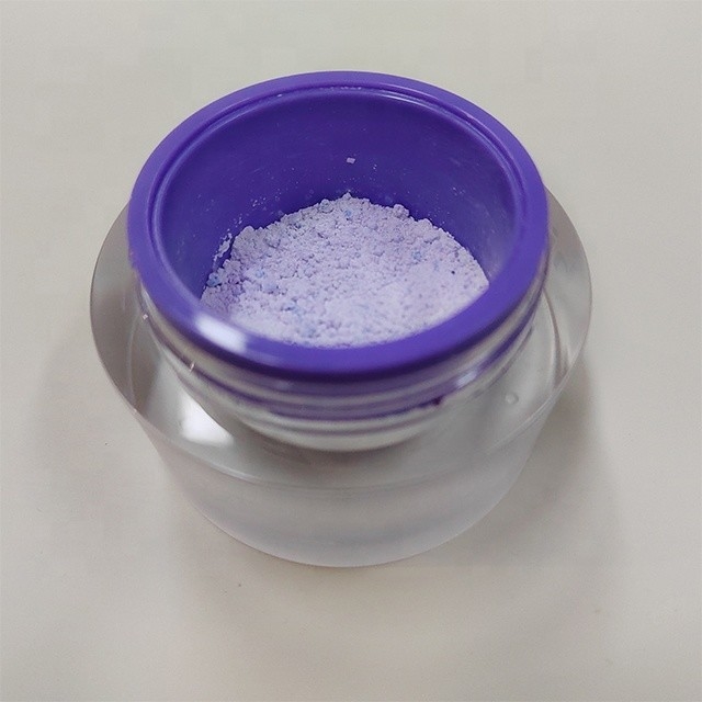 ODM-Zahnpflege-Zahnweißung pulverisieren Korrektor-Purple White Foaming-Zahnpasta der Farbev34