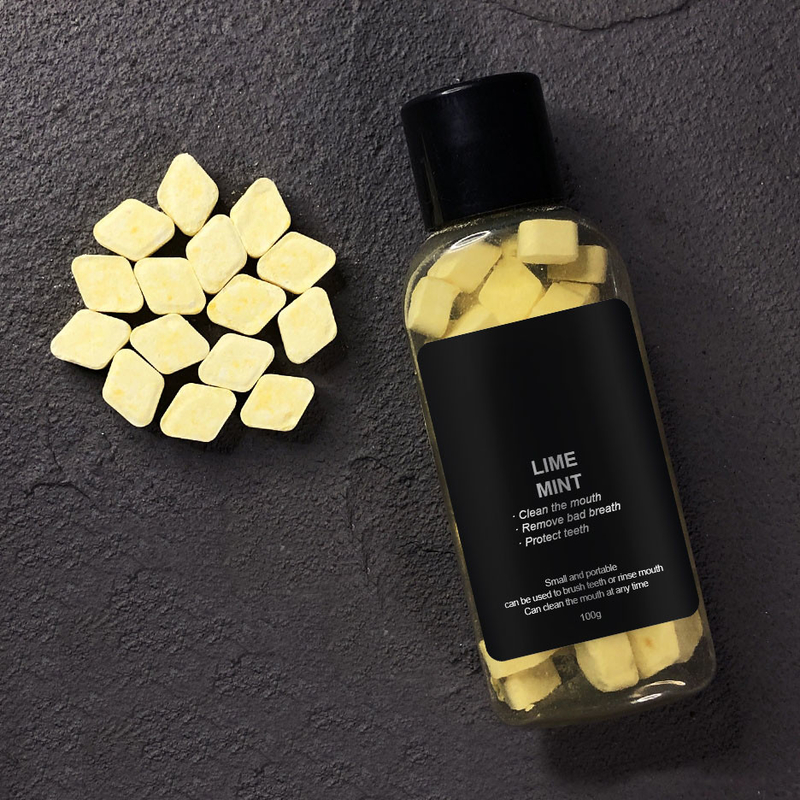 Zahnpasta-Tablet-Kaugummi-Nachfüllungs-Satz-Zahnweißung Anticavity-Minzen-Aroma Soems kaubares