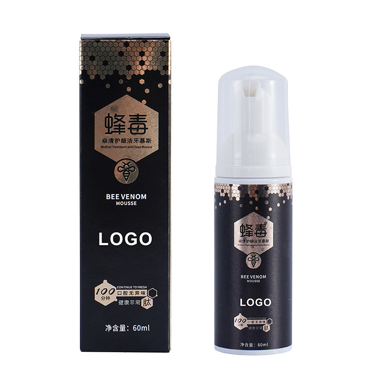 Natürliches Bambusholzkohlen-Zahnweißungs-Zahnpasta-Antiloch-schwarzes Gel-tadelloses Aroma-Zahnpulver
