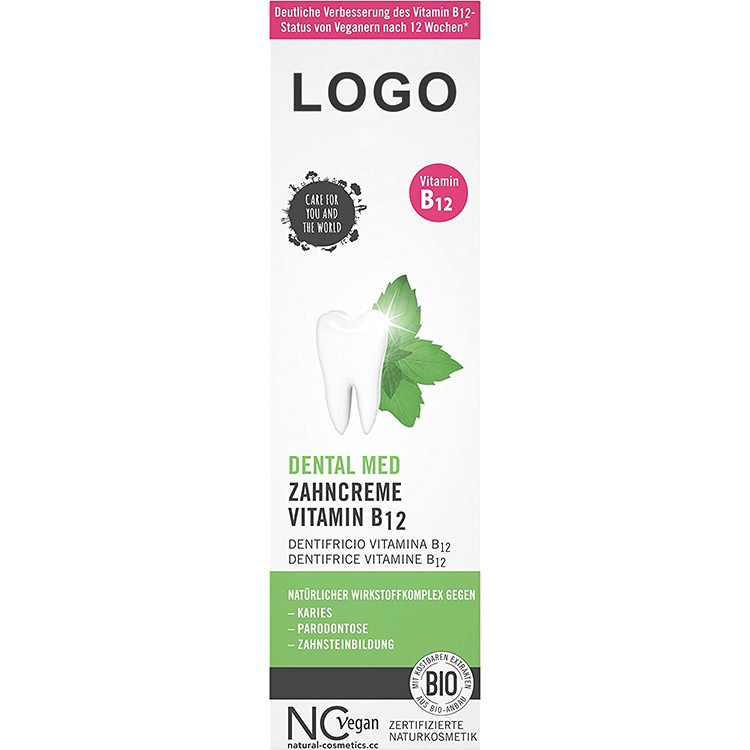 Natürliche Pflanzenauszüge Sls organische Zahnpflege-Zahnpasta-Aloe-Vera Teeth Whitening Baking Sodas frei