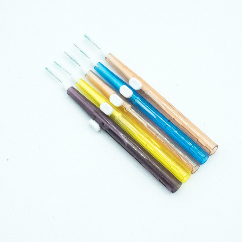 Bunter Zahnstocher eingepackte Interdental Bürsten-Zahnpflege-Reinigung für Haus