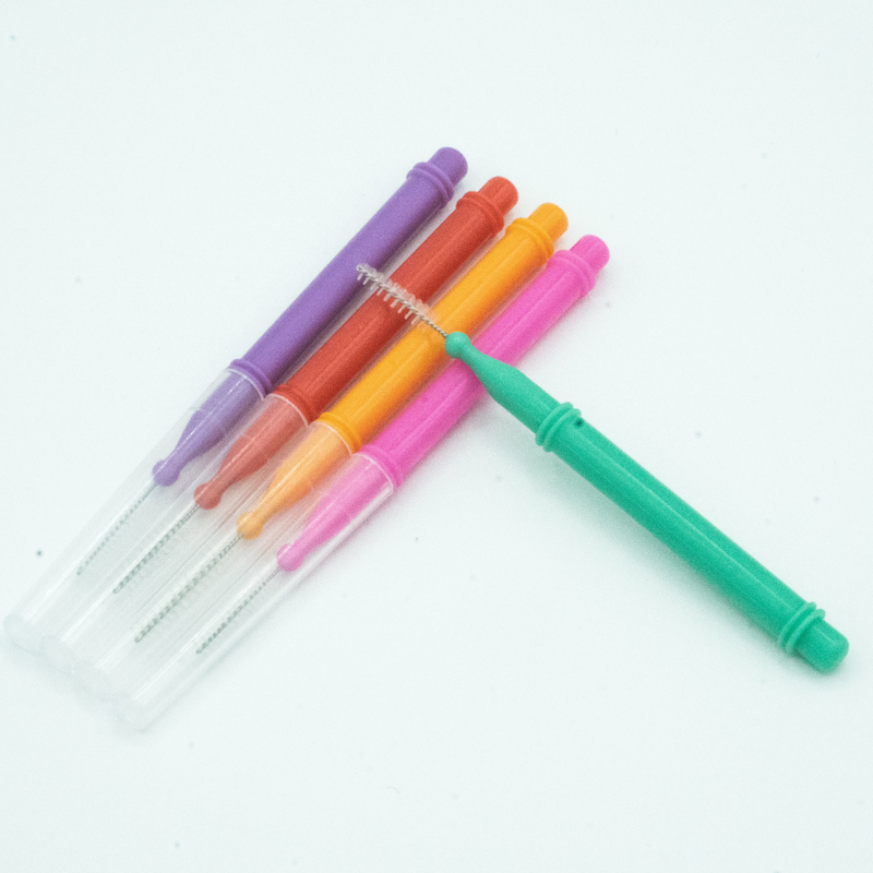 Bunter Zahnstocher eingepackte Interdental Bürsten-Zahnpflege-Reinigung für Haus