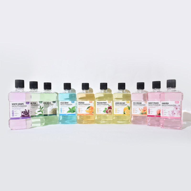 Nichtalkoholische Bio-Antibakterielle Mundgesundheitspflege Fruchtgeschmack 250 ml Mundwasser für die Zahnfleischgesundheit