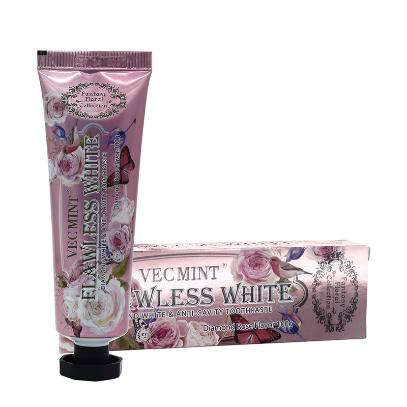 100g Blumenduft Rose Aroma Zahnbleichung Grundreinigung Mundpflege Erfrischende Zahnpasta