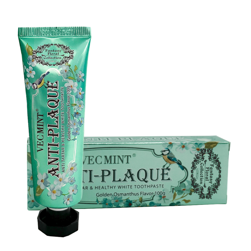 Blumengeschmack Aloe Vera Zahnpasta 100g Zähnenbleichmittel mit LILY/ROSE/Osmanthus.