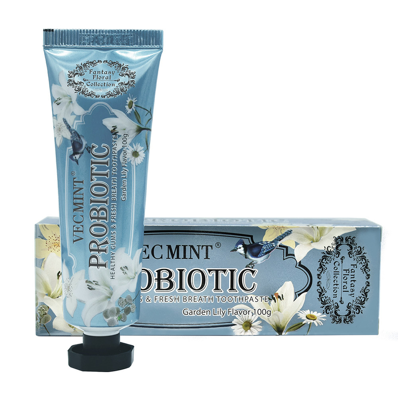 Blumengeschmack Aloe Vera Zahnpasta 100g Zähnenbleichmittel mit LILY/ROSE/Osmanthus.