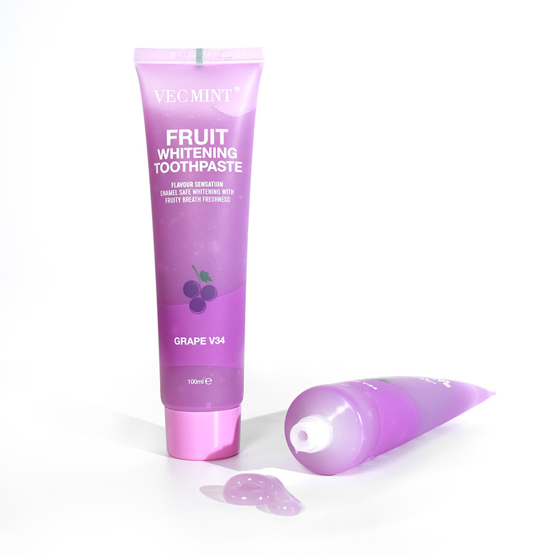 VEC MINT 100 ml Fruchtgeschmack Zahnbleichmittel Grundreinigung Mundpflege Erfrischende Zahnpasta