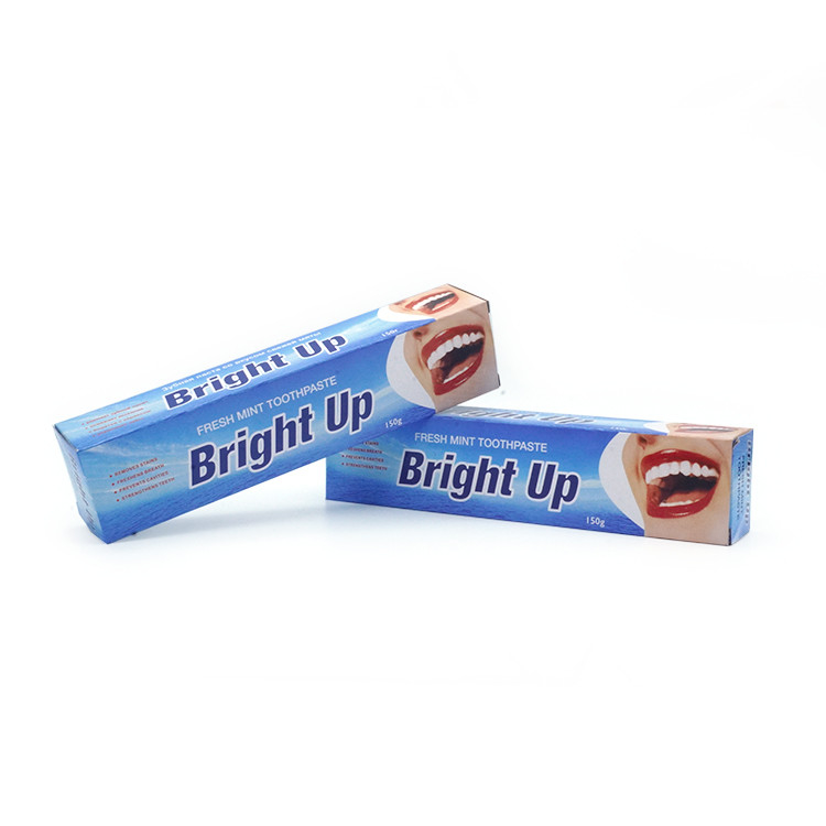Bright Up Fabrikherstellung 150g Minzgeschmack Frischer Atem Zähne Zahnbleiche Zahnpasta
