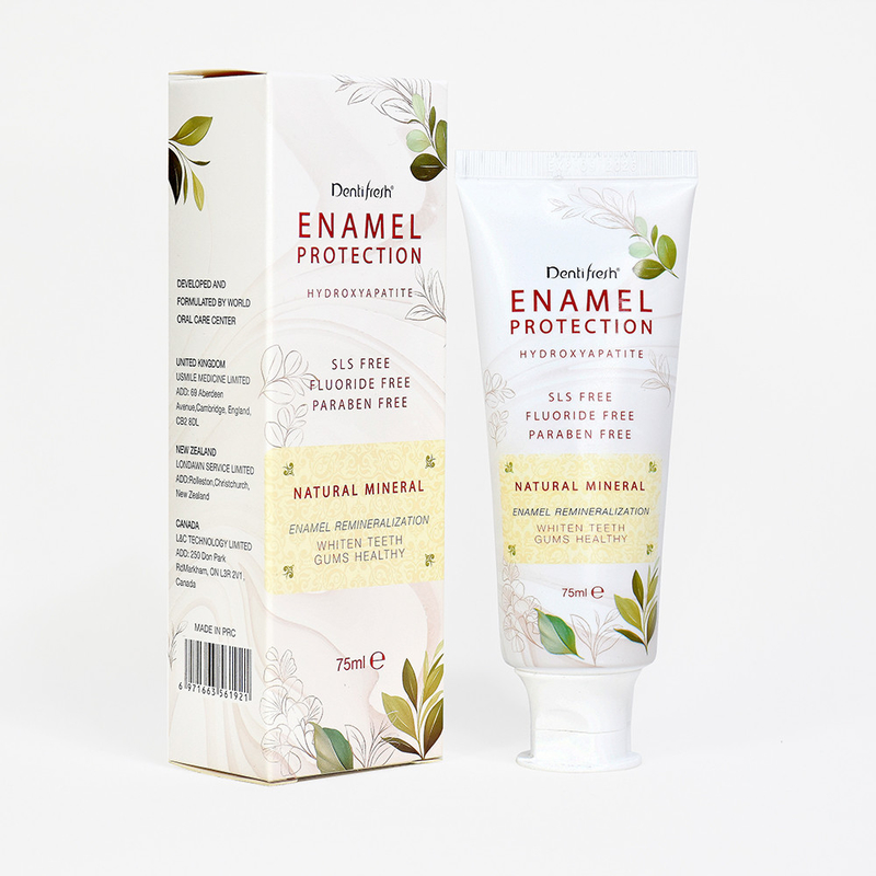 Zahnpasta - Hydroxyapatit SLS - freies Fluorid - frei von natürlichem Mineral für die Remineralisierung des Emails
