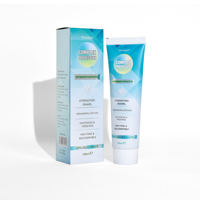 DENTIFRESH 100g Hydroxyapatit Zahnpasta Minzgeschmack Zahnpasta für Erwachsene Custom Logo Zahnpasta