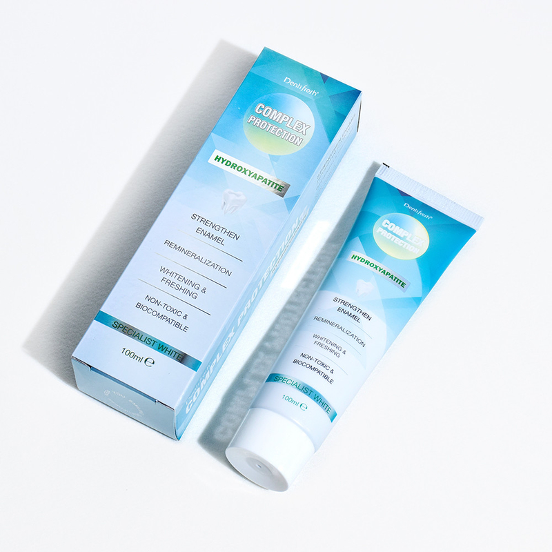 DENTIFRESH 100g Hydroxyapatit Zahnpasta Minzgeschmack Zahnpasta für Erwachsene Custom Logo Zahnpasta