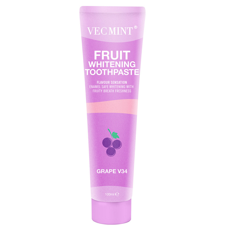 Vecmint 100ml Fruchtbleiche Zahnpasta Sammlung inklusive Wassermelone Probiotika Zitrone Backpulver & mehr Besseres Lächeln