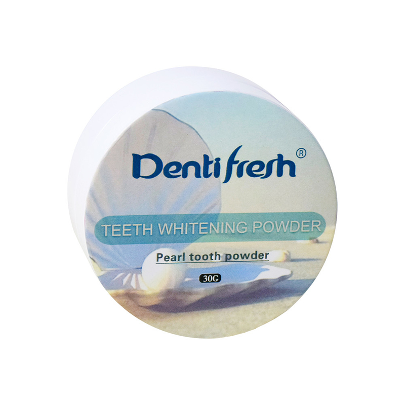 Neuer DentiFrisch lila Zahnfärbemittel - Sofortiger Farbkorrektor Zahnbleichpulver, 30G
