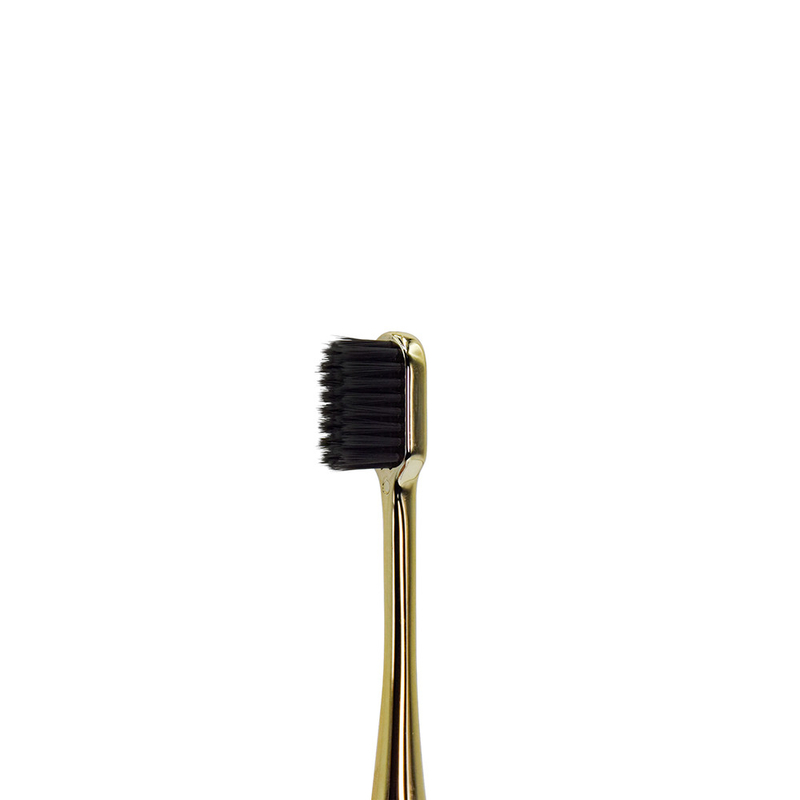 VECMINT Champagner-Gold Hochwertige Zahnbürste für Erwachsene: Ausgezeichnet für eine hervorragende Mundhygiene, perfekt für den täglichen Gebrauch