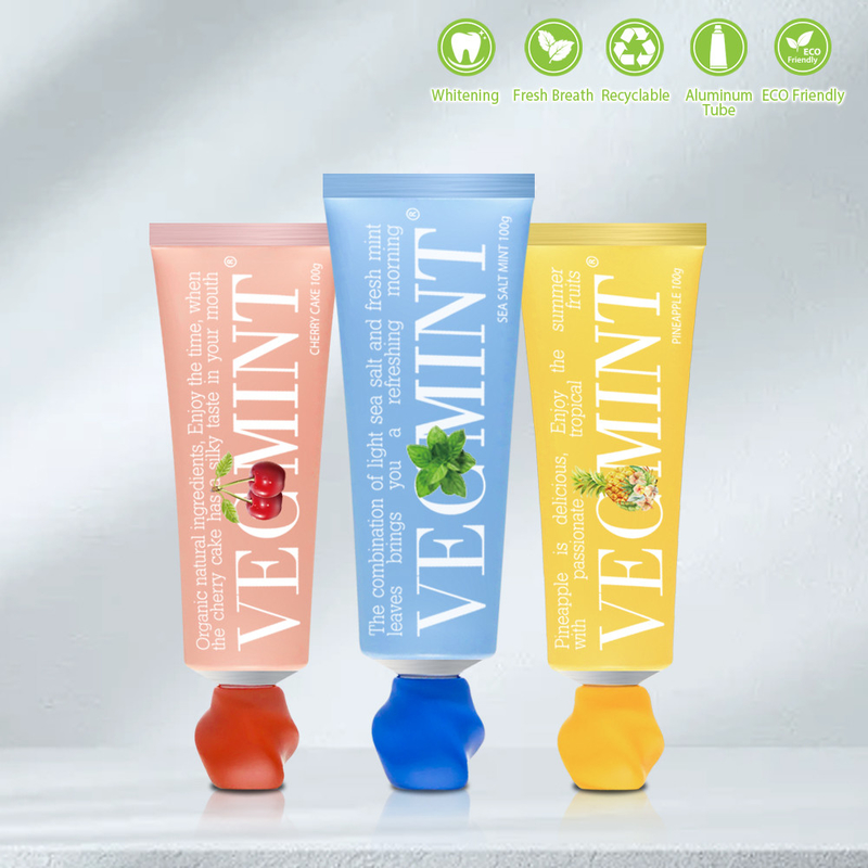 VECMINT Meersalz & Frische Minz Zahnpasta - Verlässt Ihren Mund Frische 100g Großhandelsfabrik