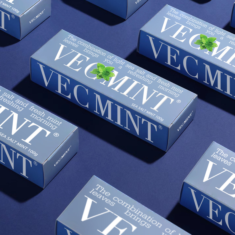 VECMINT Meersalz & Frische Minz Zahnpasta - Verlässt Ihren Mund Frische 100g Großhandelsfabrik