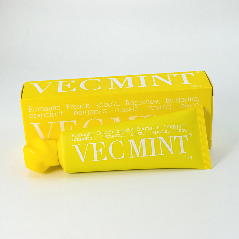 100 g heiß verkaufte VECMINT Zahnpasta: ein exquisites französisch inspiriertes Aroma aus Grapefruit, Bergamotte und Tangerine