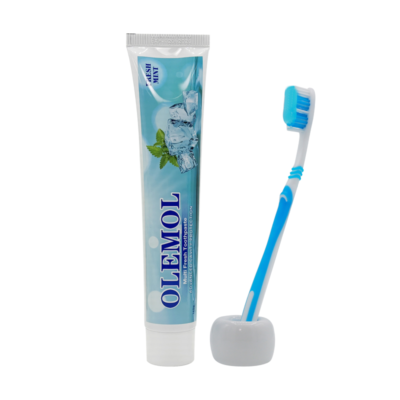 OLEMOL Multi Fresh Zahnpasta 100g - Frischer Minzgeschmack mit fortschrittlichem Kariesschutz für die tägliche Mundhygiene & Zahnpflege