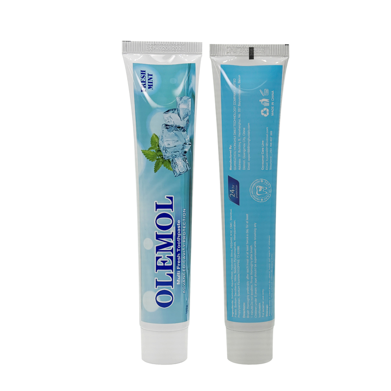 OLEMOL Multi Fresh Zahnpasta 100g - Frischer Minzgeschmack mit fortschrittlichem Kariesschutz für die tägliche Mundhygiene & Zahnpflege