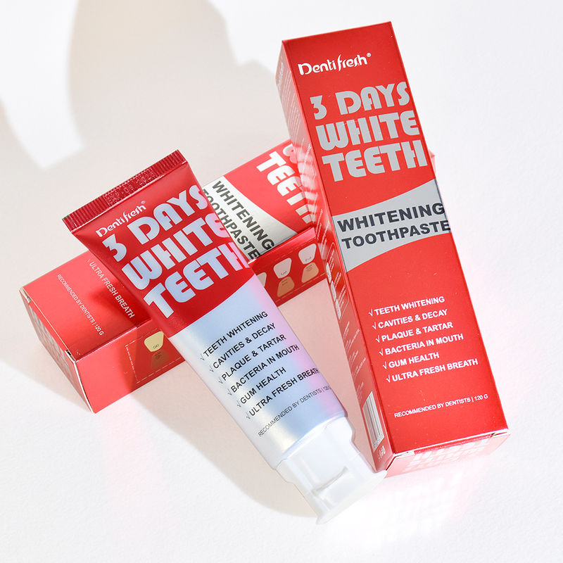 3-Tage-Zahnaufhellungs-Zahnpasta mit Natriumphytat für ein strahlenderes Lächeln