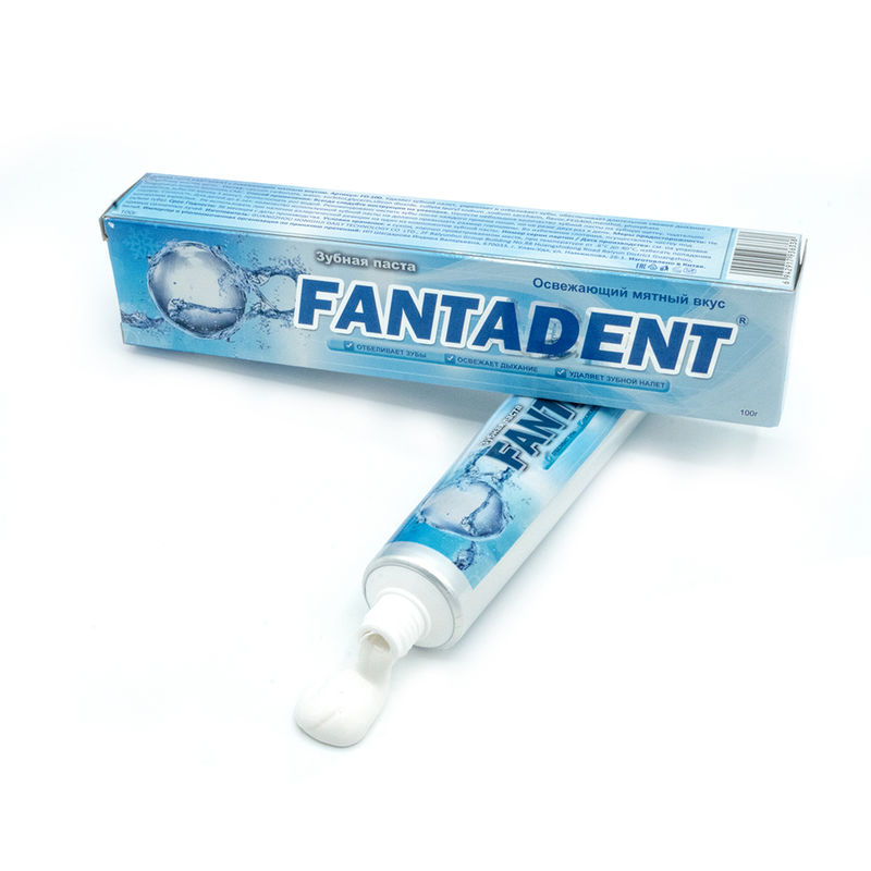 Warnung: Suchen Sie sofort ärztliche Hilfe oder kontaktieren Sie die Giftnotrufzentrale. Zahnpasta zur Mundhygiene