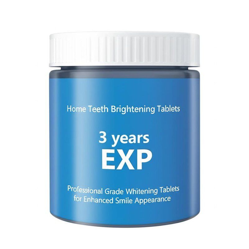 Zuhause Zahnbleichende Tabletten 3 Jahre EXP Professionelle Bleichtabletten für ein besseres Lächeln