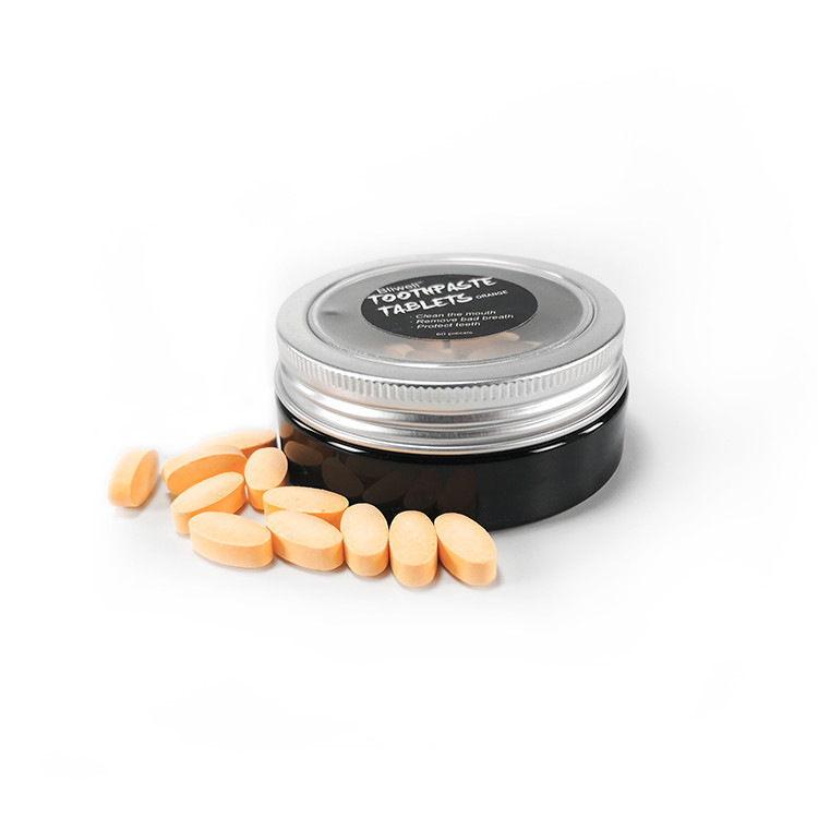 feste Zahnweißungs-Tablet-natürliches Kräuterwesentlich-Kaugummi-Aroma des Ausgangs0.7g/pc