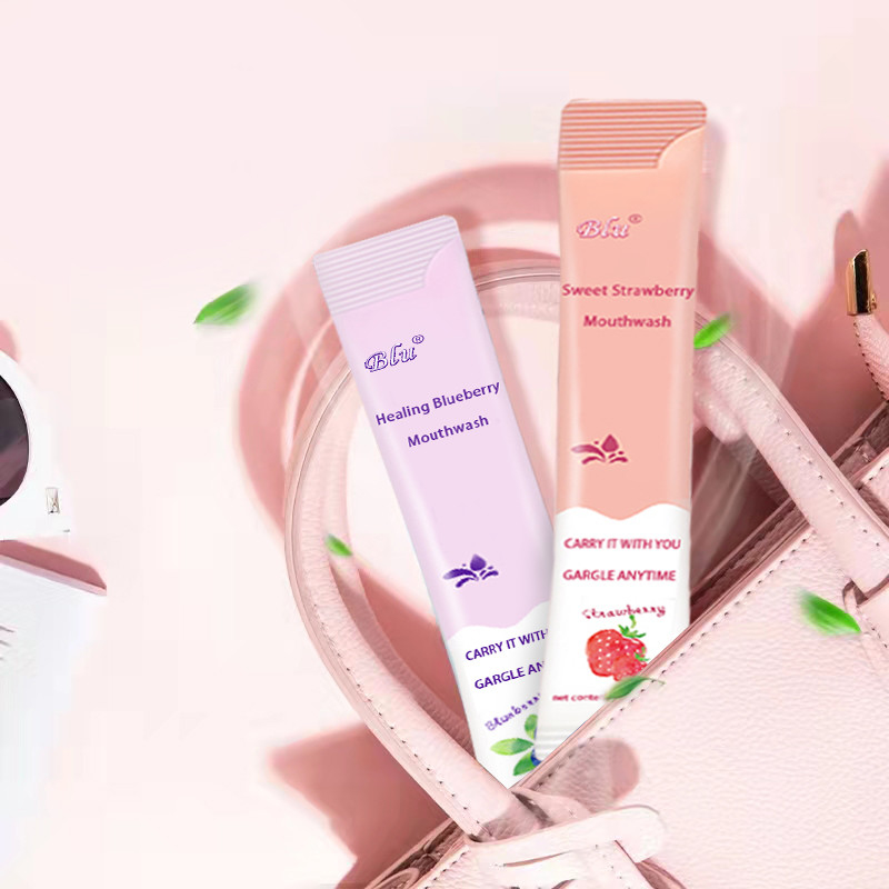 Tadelloses Aroma-alkoholfreie Mundwasser-Flüssigkeit mit Eigenmarke der Kissen-Taschen-10ml